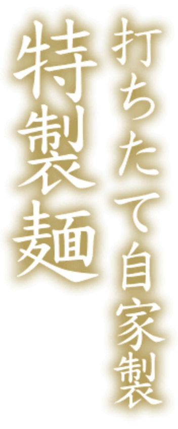 打ちたて自家製麵特性麺