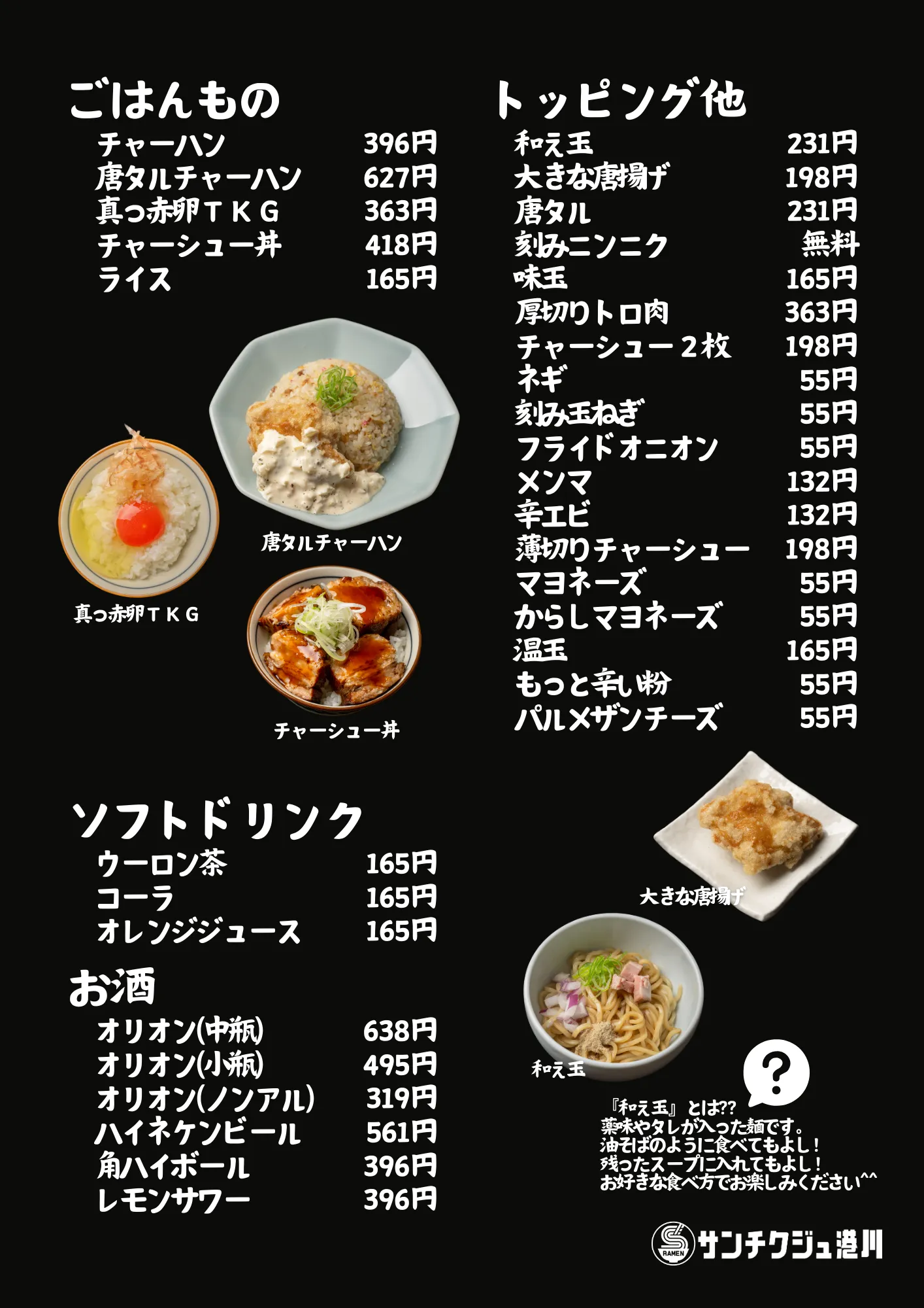 メニュー